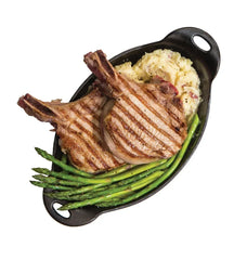 Heat-Treated 36 Ounce Oval Cast Iron Server