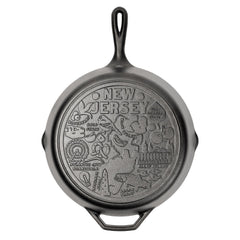 American Road Trip: 12 Inch Seasoned Cast Iron Skillet, New Jersey