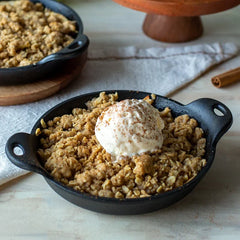 Heat-Treated 14 Ounce Round Cast Iron Mini Server