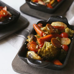 Heat-Treated Rectangular Cast Iron Mini Server