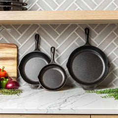 Chef Collection 3 Piece Skillet Set