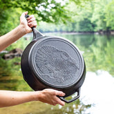 Wildlife Series™ 13.25 Inch Cast Iron Turkey Skillet