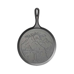 Wanderlust 10.5 Inch Cast Iron Mountain Griddle