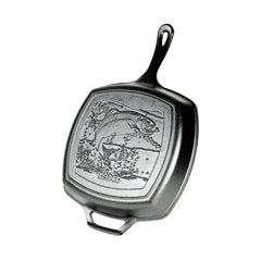 Wildlife Square Grill Pan with Fish