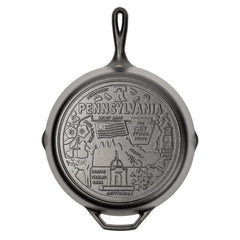 American Road Trip: 12 Inch Seasoned Cast Iron Skillet, Pennsylvania