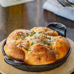 Heat-Treated 14 Ounce Round Cast Iron Mini Server 