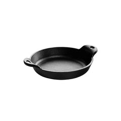 Heat-Treated 14 Ounce Round Cast Iron Mini Server 
