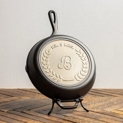 Custom Engraved Initial Skillet