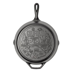 American Road Trip: 12 Inch Seasoned Cast Iron Skillet, California