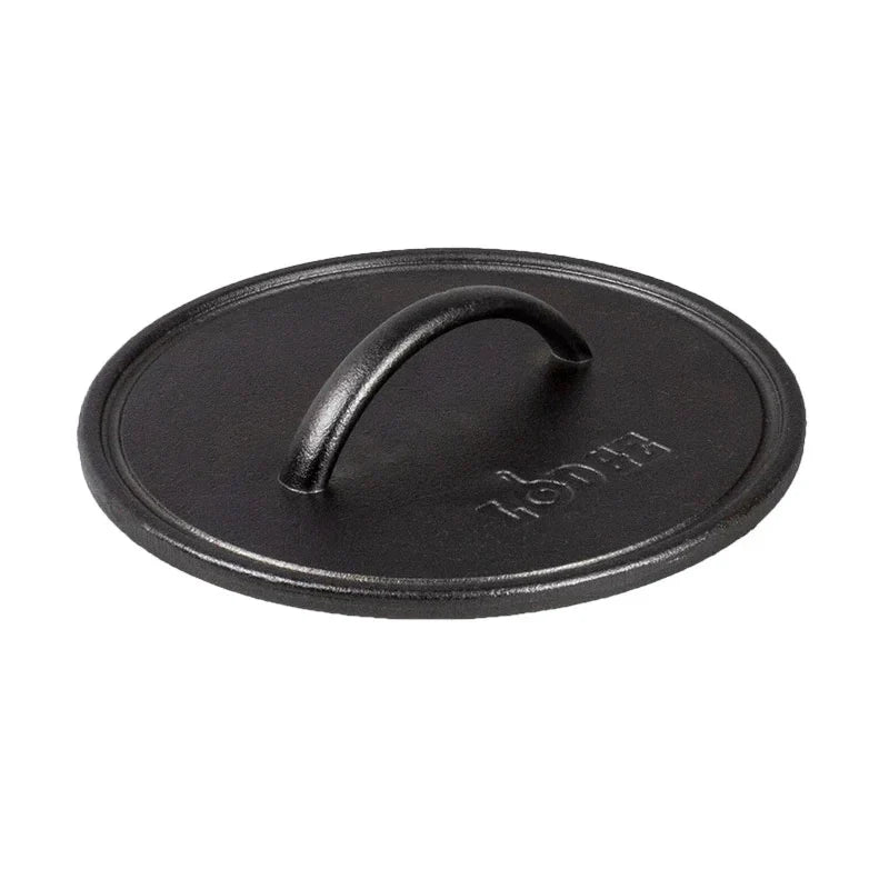 Seasoned Cast Iron Round Grill Press