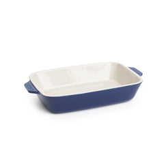 Small Stoneware Casserole Dish, 9 x 6 Inch