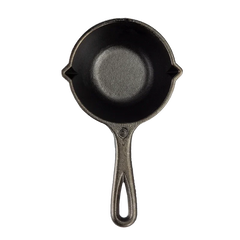 Cast Iron Melting Pot and Silicone Brush